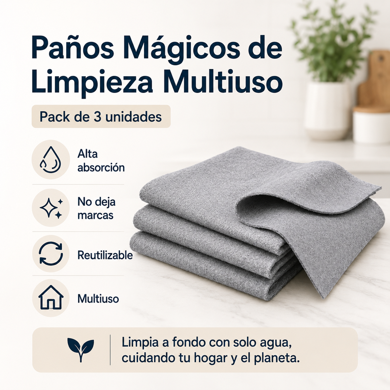 Paños Mágicos Absorbentes Multiuso